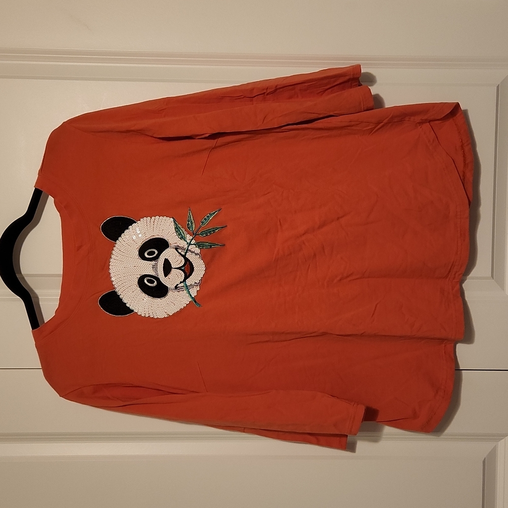 Bob Mackie Panda Tshirt L